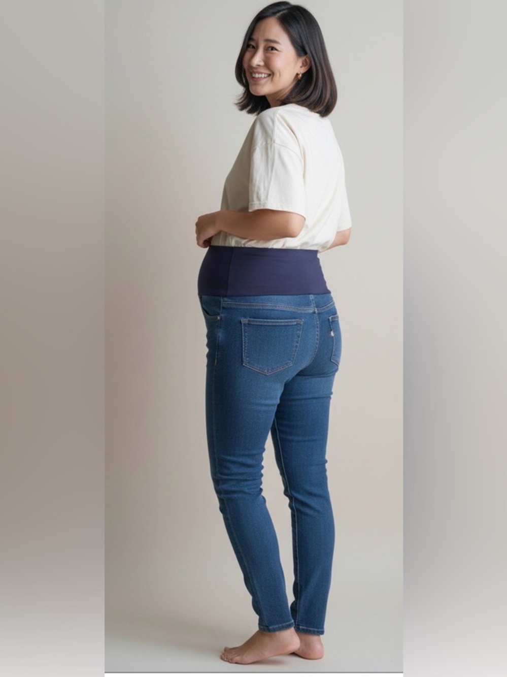 Halara Maternity Jeans size XL Medium Was